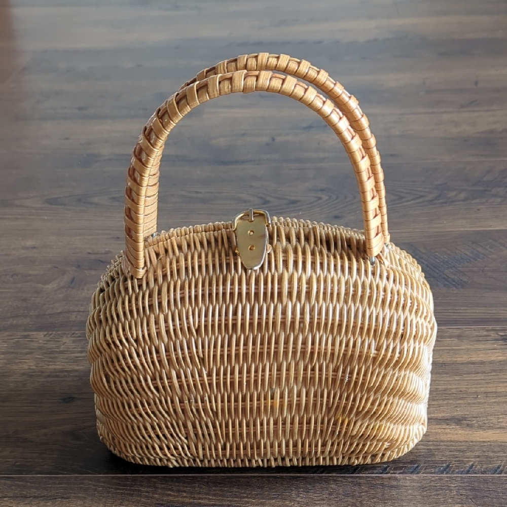 Vintage Dayne Taylor Wicker Purse